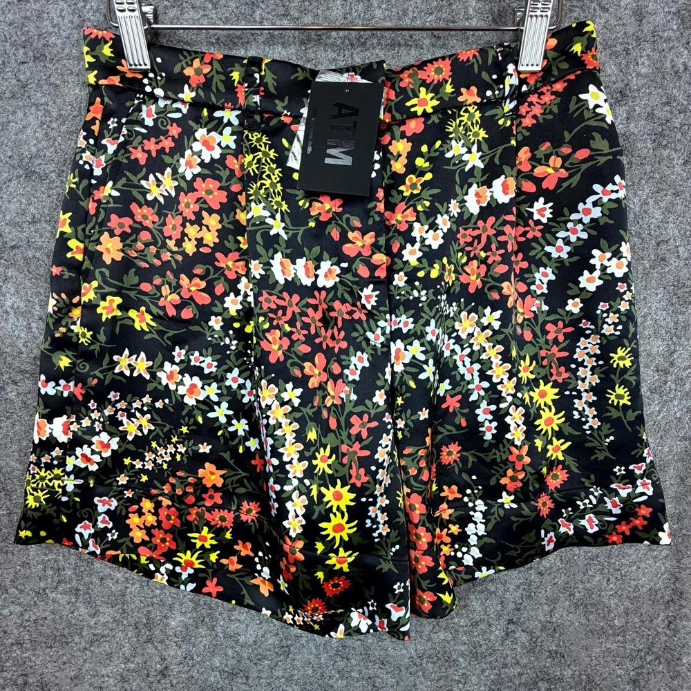 ATM Anthony Thomas Melillo Shorts Womens 4 Dark Vintage Inspired Romantic Grunge